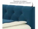 Мягкая кровать-тахта Afelia 1200 синяя c ящиками арт. Тэ-00005584