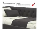 Мягкая кровать-тахта Afelia 900 шоколад с ортопедическим основанием арт. Тэ-00005303