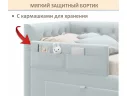 Мягкий защитный бортик мята пастель арт. Тэ-00005390