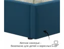 Односпальная кровать-тахта Bonna 900 синяя с подъемным механизмом арт. Тэ-00002687