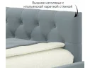 Мягкая кровать-тахта Afelia 1200 серая с ящиками арт. Тэ-00005586