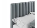 Мягкая кровать Olivia 1400 серая с ортопедическим основанием арт. Тэ-00004144