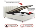 Мягкая кровать Betsi 1600 беж с подъемным механизмом арт. Тэ-00002980