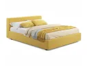 Мягкая кровать Skandi 1600 желтая с подъемным механизмом арт. Тэ-00005706