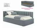 Мягкая кровать Milena 900 серая с ортопедическим основанием арт. Тэ-00004350