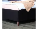Мягкая кровать Betsi 1600 темная с подъемным механизмом арт. Тэ-00002981