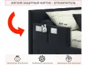 Односпальная кровать-тахта Afelia с ящиками и бортиком 900 темная с ортопедическим основанием арт. Тэ-00005371