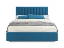 Мягкая кровать Olivia 1600 синяя с ортопедическим основанием арт. Тэ-00003860