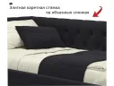 Мягкая кровать-тахта Afelia 900 темная с ортопедическим основанием арт. Тэ-00005302