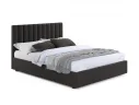 Мягкая кровать Olivia 1600 шоколад с ортопедическим основанием арт. Тэ-00003865