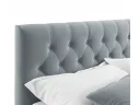 Мягкая кровать с тумбами Verona 1600 серая с подъемным механизмом арт. Тэ-00004475