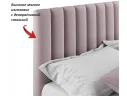 Мягкая кровать Olivia 1600 лиловая с ящиками арт. Тэ-00005450