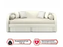 Мягкая кровать Elda 900 беж с ортопедическим основанием и матрасом ГОСТ арт. Тэ-00003892
