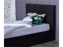 Мягкая кровать Selesta 1200 темная с подъем.механизмом с матрасом ГОСТ арт. Тэ-00002817