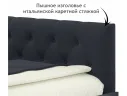Односпальная кровать-тахта Afelia с ящиками 900 темная с ортопедическим основанием арт. Тэ-00005363