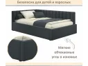Мягкая кровать Milena 1400 маренго с подъемным механизмом арт. Тэ-00005937