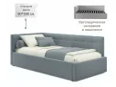 Односпальная кровать-тахта Bonna 900 серая ортопед.основание арт. Тэ-00002725