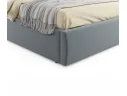 Мягкая кровать с тумбами Verona 1600 серая с подъемным механизмом арт. Тэ-00004475