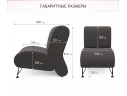 Мягкое дизайнерское кресло Pati шоколад арт. Тэ-00005404