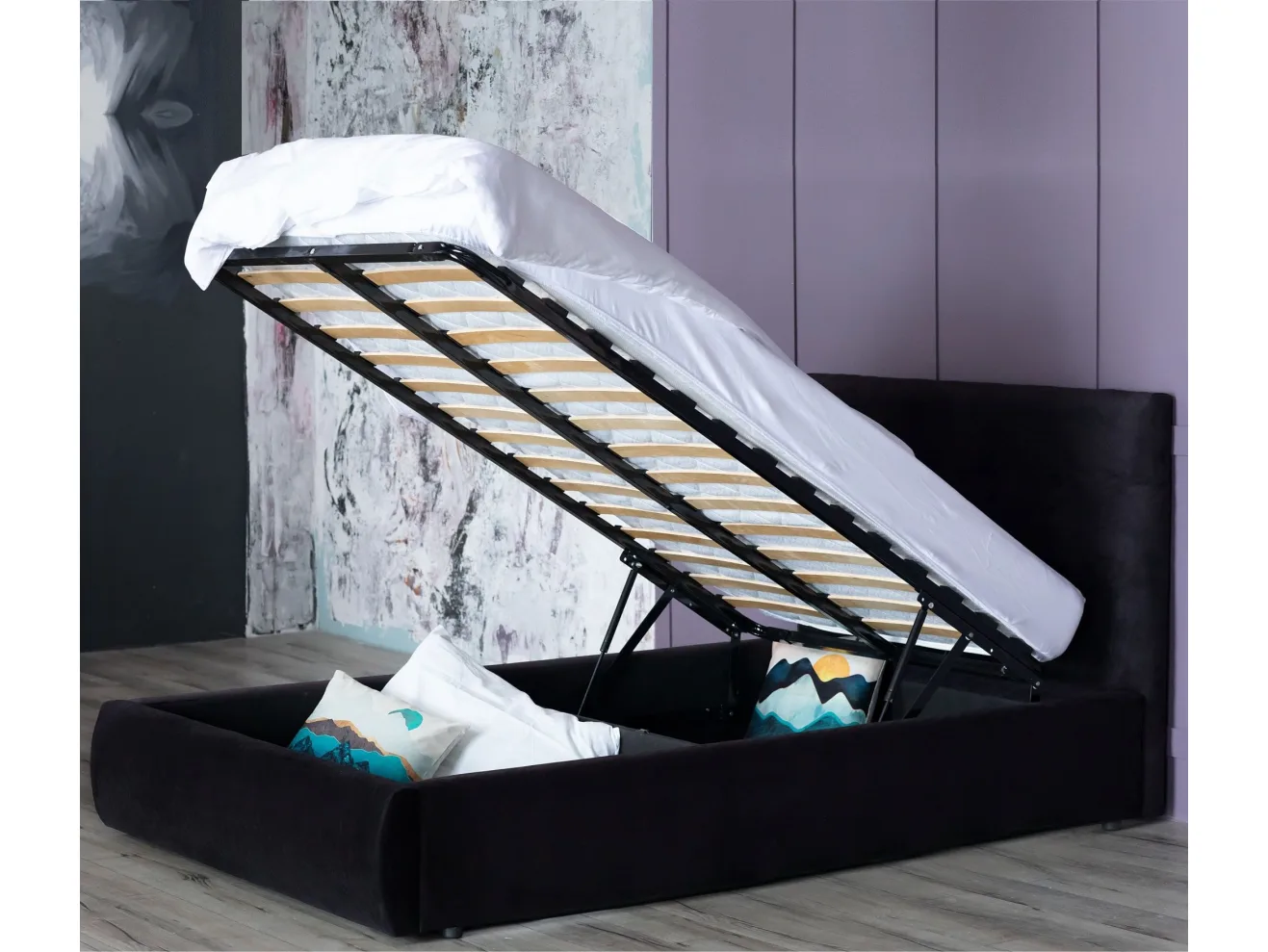 Комплект для сна Selesta 1200 темная с подъем.механизмом арт. Тэ-00004887