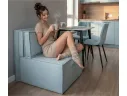 Мягкое дизайнерское кресло-кровать Слайд/Slide мята пастель арт. Тэ-00006965
