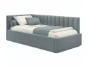 Мягкая кровать Milena 900 серая с подъемным механизмом и матрасом АСТРА арт. Тэ-00004072