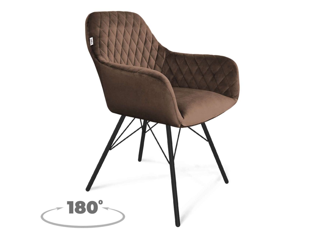 Стул Sheffilton SHT-ST38/S370-VP кофейный ликер/черный муар арт. 1367759