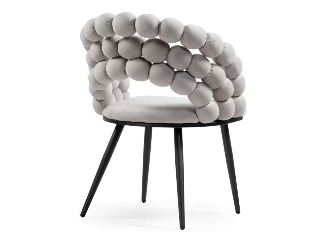 Ball gray / black Стул на металлокаркасе арт. 1034039