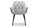Remo light gray Стул на металлокаркасе
