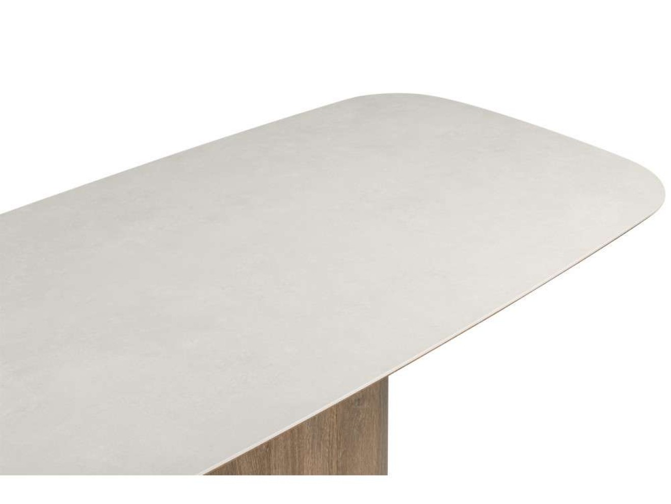 Эллипсо 200х90 light grey / дуб американский Керамический стол арт. 1563609