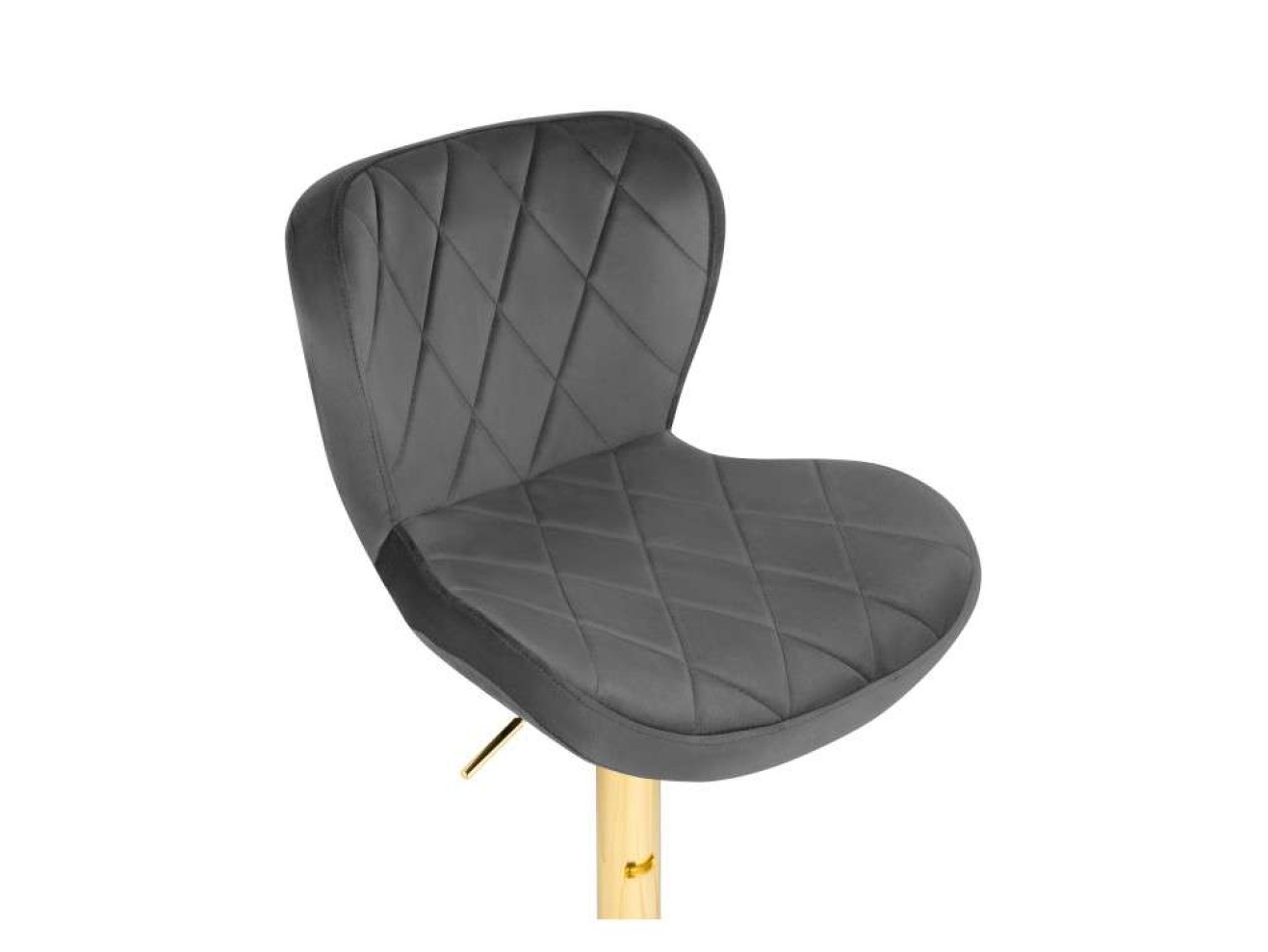 Porch dark gray / golden Барный стул