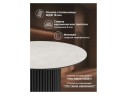 Барел 89 carmen light grey / черный Керамический стол арт. 1353923