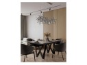 Molton gray / black/ gold Стул на металлокаркасе