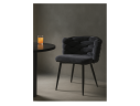 на металлокаркасе Rendi gray-blue / black Стул на металлокаркасе