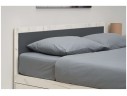 Фиеста NEW Кровать 1,6м с ящиками (Дуб крафт белый/Графит) арт. 1213995