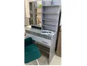 Столик туалетный Инстайл СТ-01, бетон/белый арт. 1603571