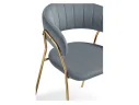 Kamelia 1 gray / gold Стул на металлокаркасе арт. 1576883
