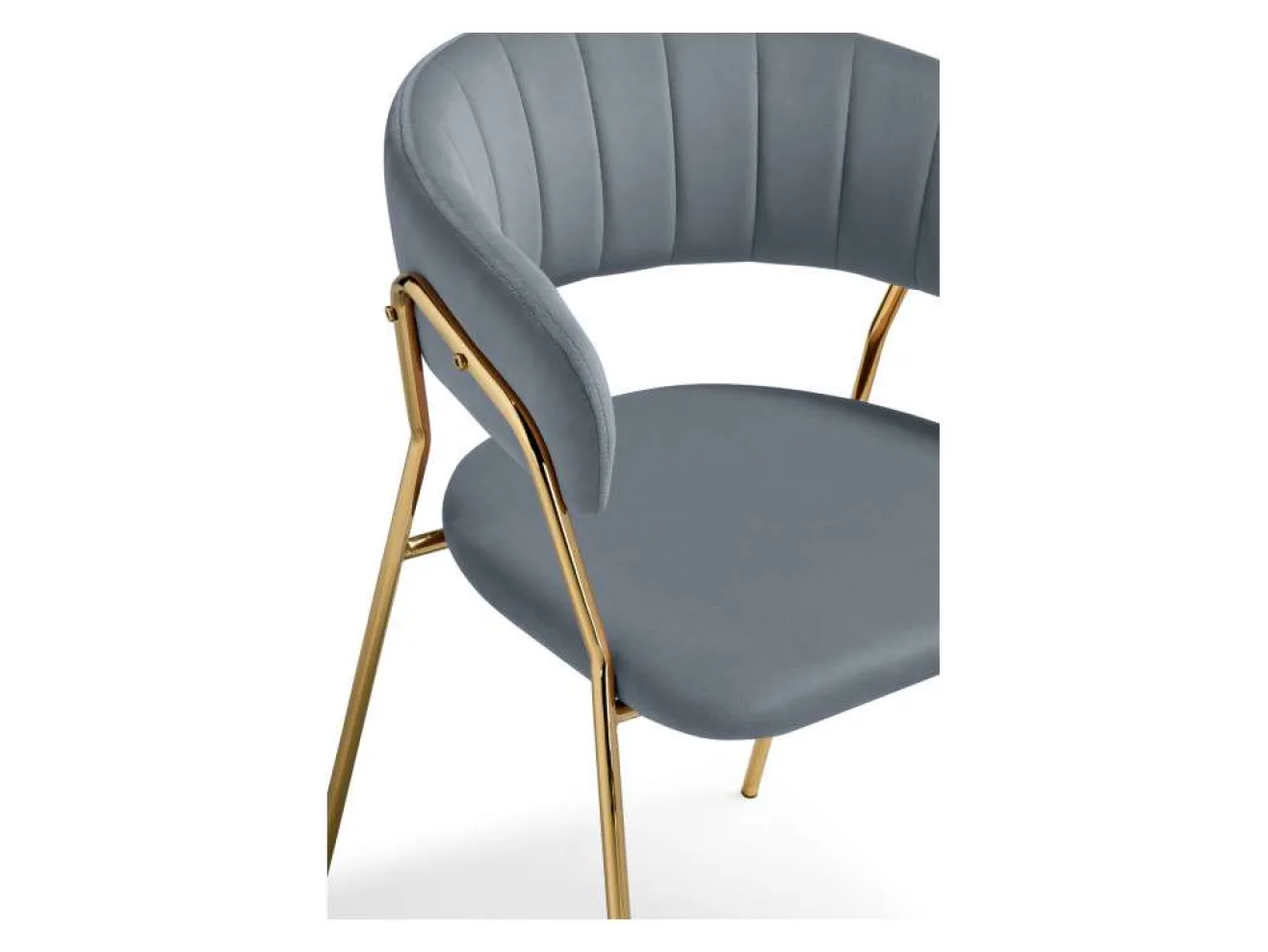 Kamelia 1 gray / gold Стул на металлокаркасе арт. 1576883