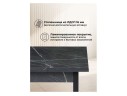 Форли 90(150)х67 файерстоун / черный матовый Стол деревянный