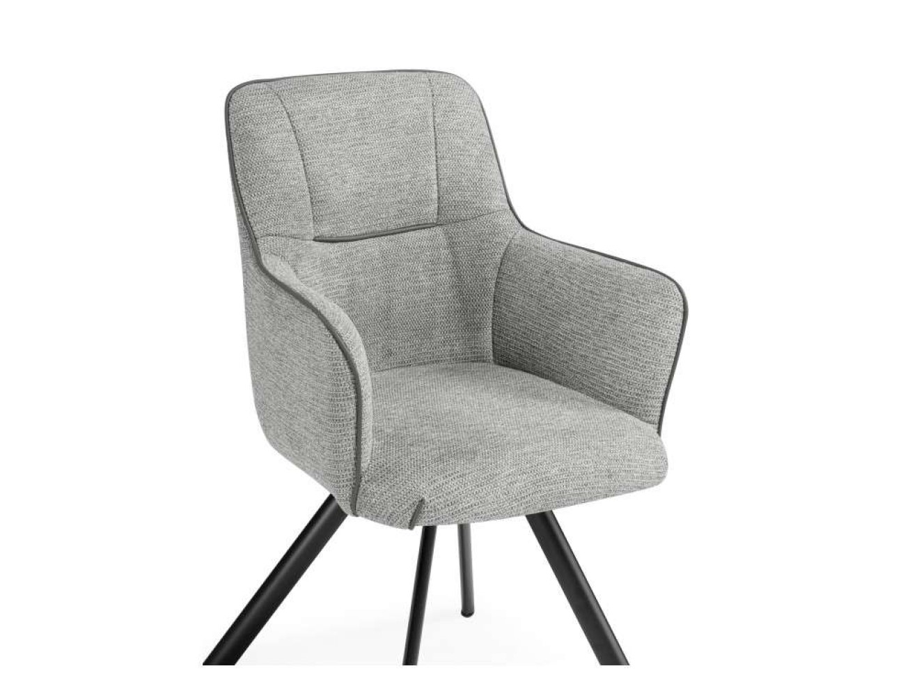 Elis gray / dark gray / black Стул на металлокаркасе арт. 1152637