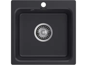 Мойка 430 GF-Smart 430 1-чаш 432*432 черный