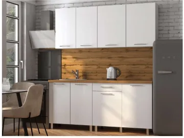 Кухонный гарнитур Танго 1,8м Белый