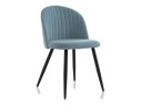 Gabi 1 light blue / black Стул на металлокаркасе