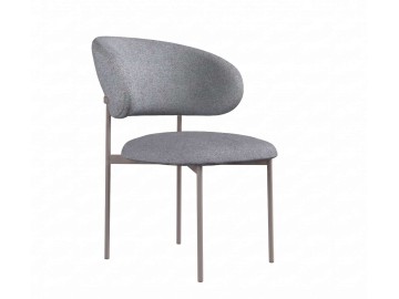 Стул DikLine 201 NS10 GREY, ножки капучино