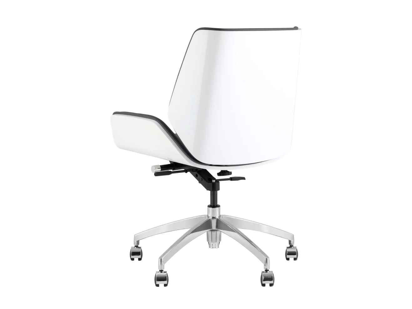 Кресло офисное TopChairs Crown SN, серо-голубой, белый арт. 1567877