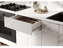 Кухня Оливия NEW 3,0/1080м Компоновка №2, Белый/Мрамор белый софт, Графит софт арт. 1326579