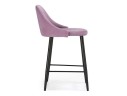 Джама лавандовый / черный матовый Барный стул