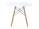 Table 80 white / wood Стол деревянный арт. 870453