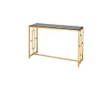 Консоль Stool Group БРУКЛИН 120х40 Стекло smoke/Сталь золото арт. 1598821