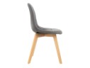 Filip dark gray / wood Стул деревянный